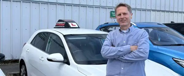 John Lee after passing his ADI Part 3 in Bangor