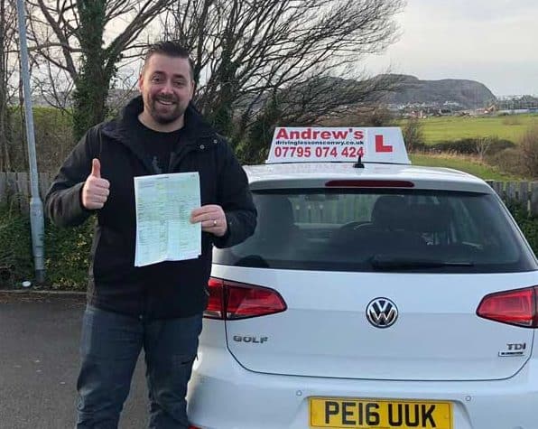 ADI Part 2 test pass for tomas from North Wales