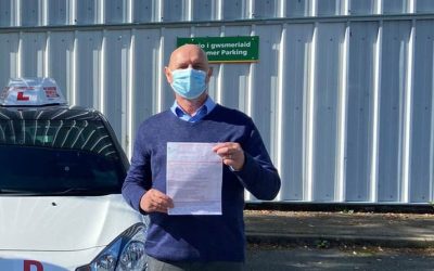 Gwyn Part 3 passed in Bangor North Wales